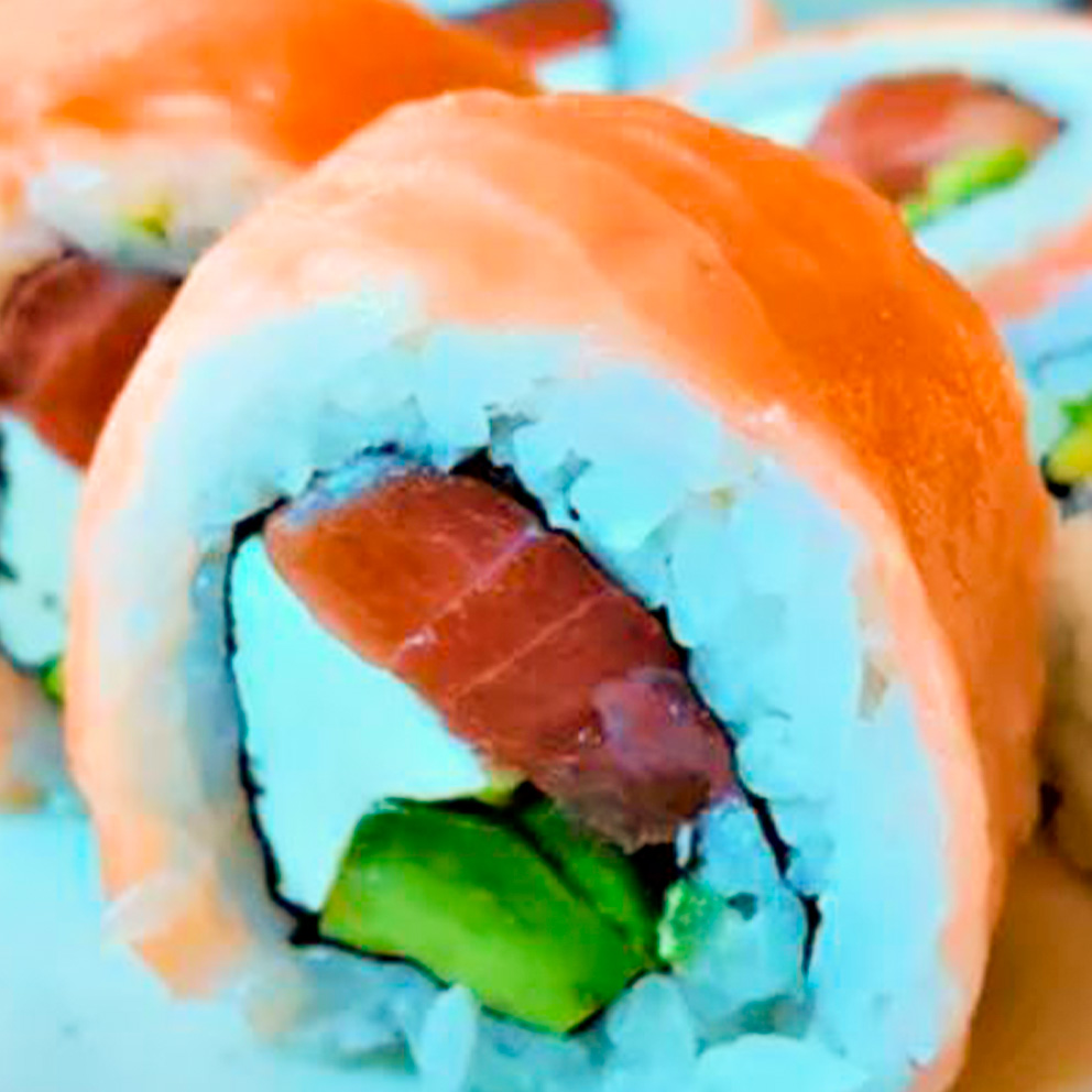 21. Salmón: Camarón/queso/palta